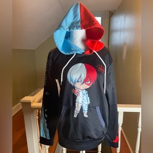 Naruto adult small hoodie